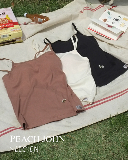 PEACH JOHN 聯名款吊帶背心，附杯子