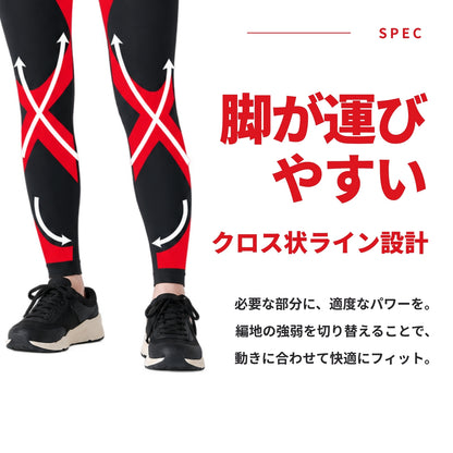 歩行サポートインナー　LocoStep　アンクル丈ボトム（レディース）
