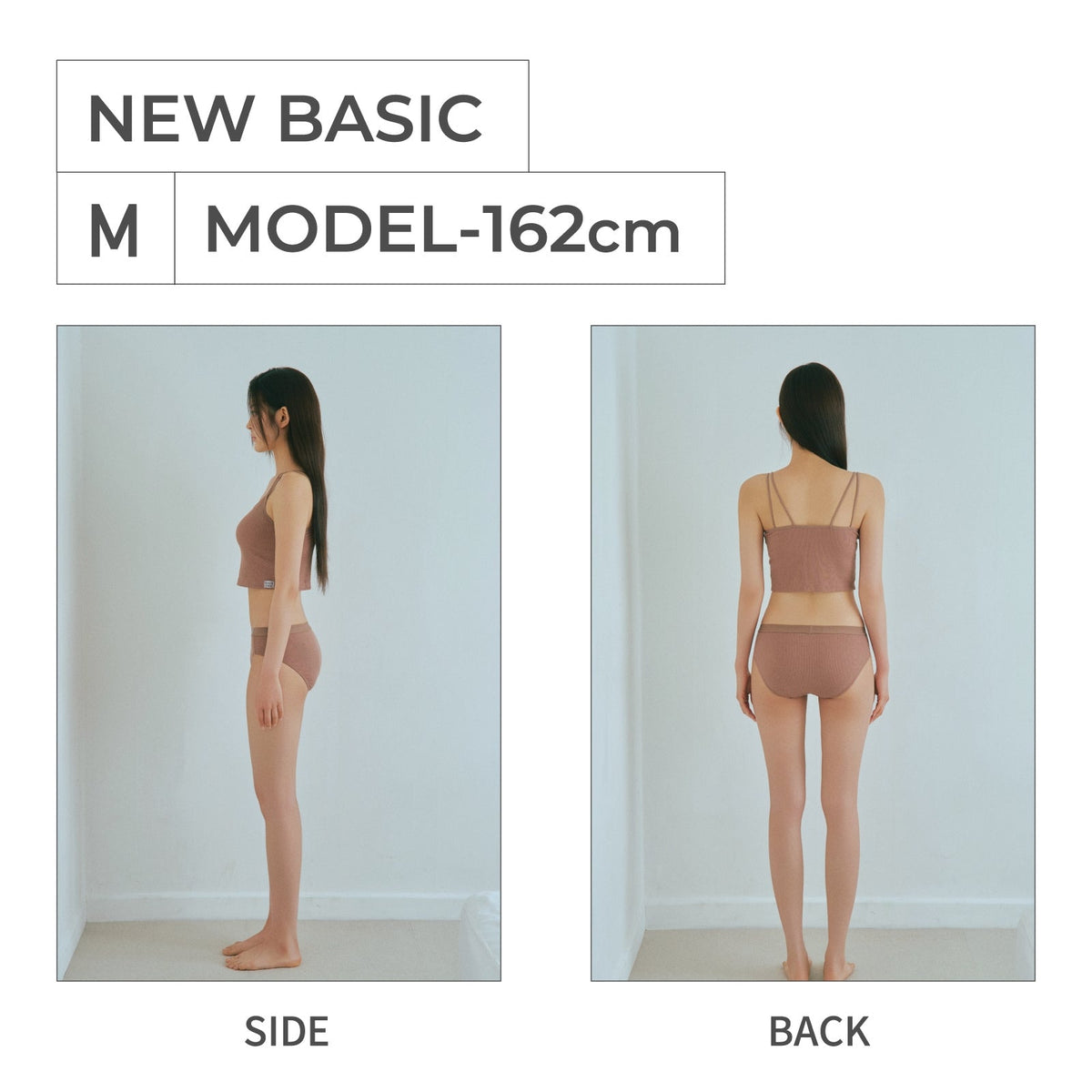 カップ付き クロップドキャミソール PEACH JOHN(ピーチジョン)コラボ NEW BASICタイプ - LECIEN ルシアン