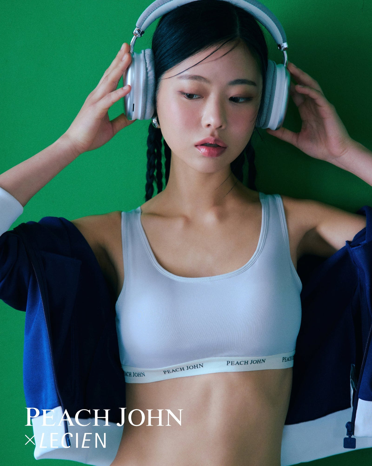 [PEACH JOHN(ピーチ・ジョン)コラボ] SPORTS ハーフトップ - LECIEN ルシアン