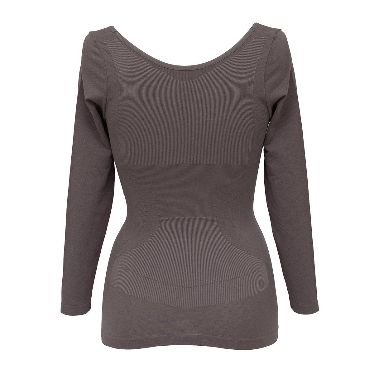 [ルシアン Powr Shape] 長袖 ブラック LL / 24wln023_lc2398_back_dailylinerlongsleeve.jpg
