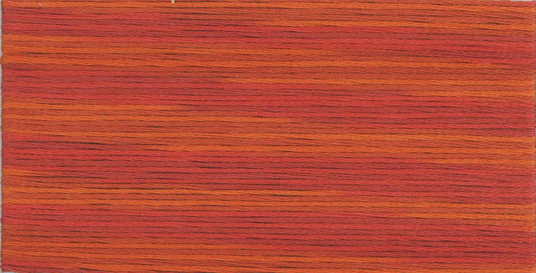 Seasons® 5007 embroidery floss color chart