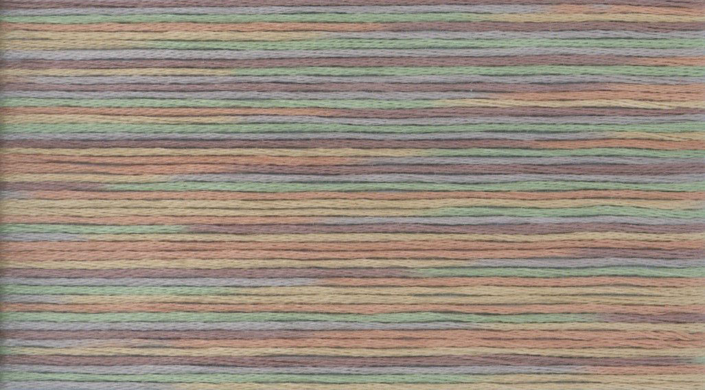 Seasons® 5032 embroidery floss color chart