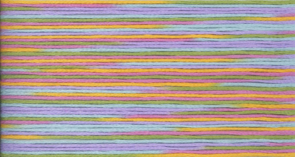 Seasons® 5033 embroidery floss color chart