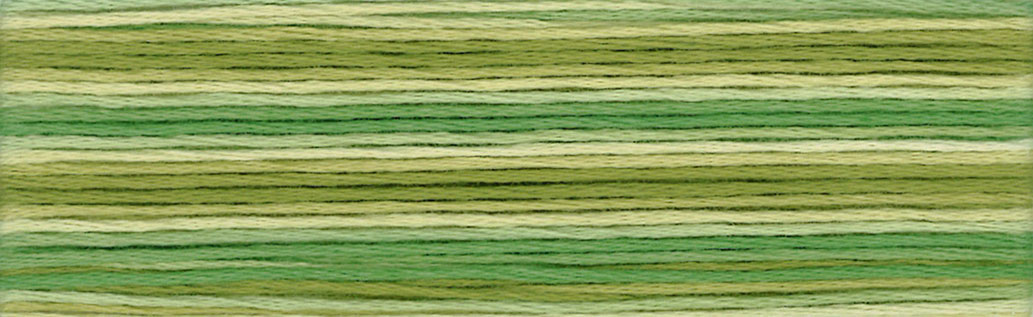 Seasons® 8016 embroidery floss color chart