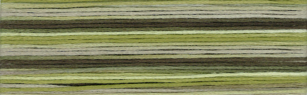 Seasons® 8017 embroidery floss color chart