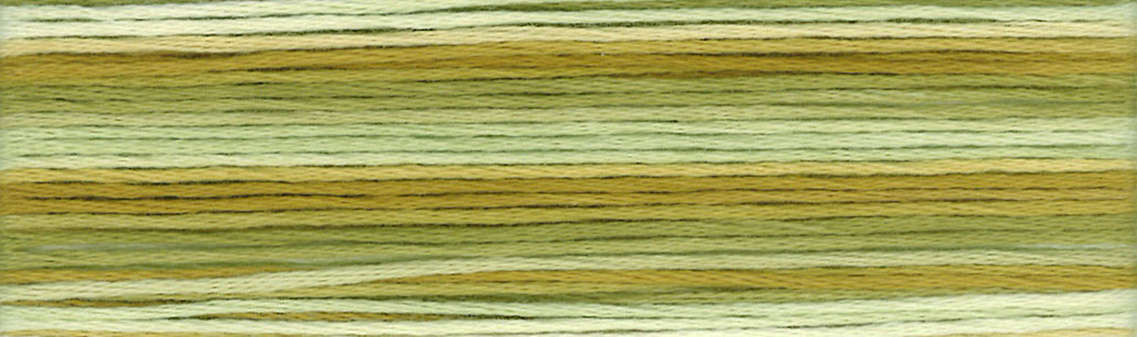 Seasons® 8018 embroidery floss color chart