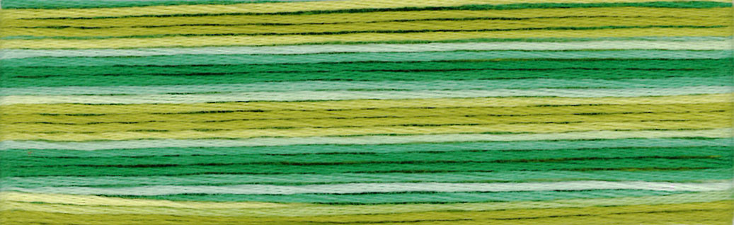 Seasons® 8019 embroidery floss color chart