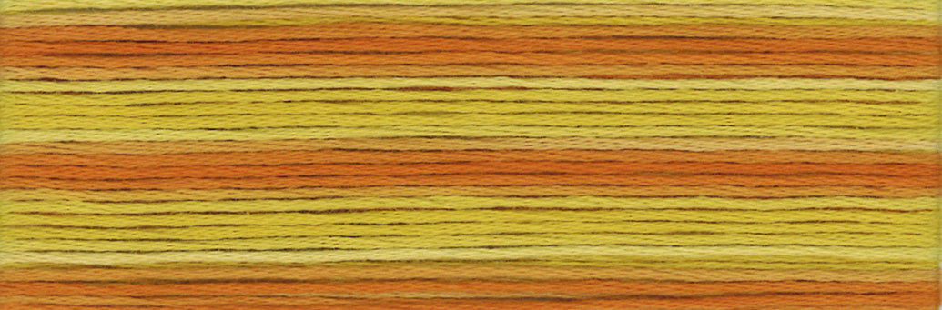 Seasons® 8033 embroidery floss color chart