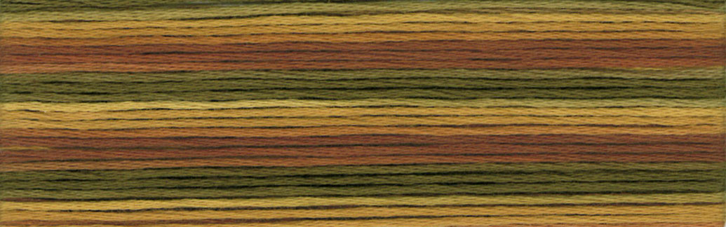 Seasons® 8037 embroidery floss color chart