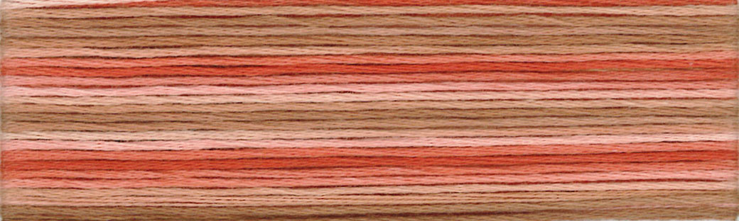 Seasons® 8043 embroidery floss color chart