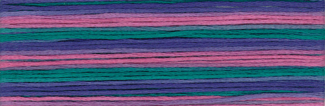 Seasons® 8074 embroidery floss color chart