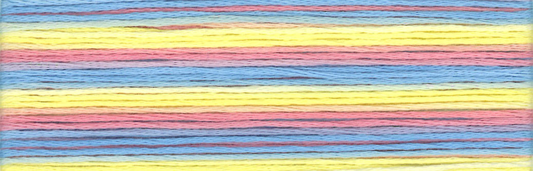 Seasons® 8077 embroidery floss color chart