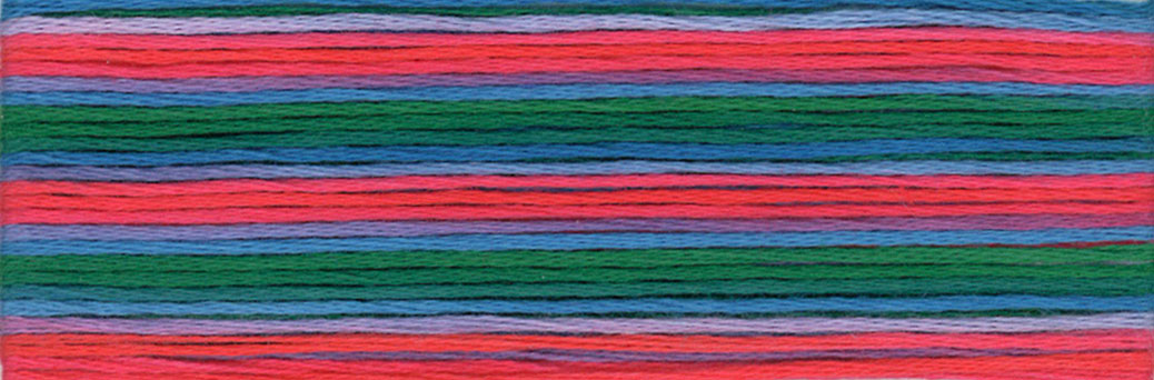 Seasons® 8080 embroidery floss color chart