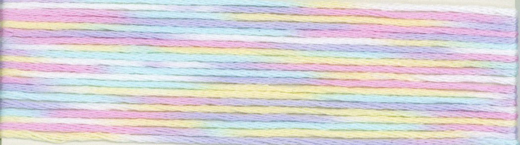 Seasons® 9001 embroidery floss color chart