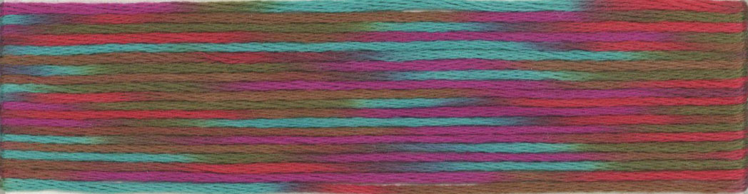 Seasons® 9009 embroidery floss color chart