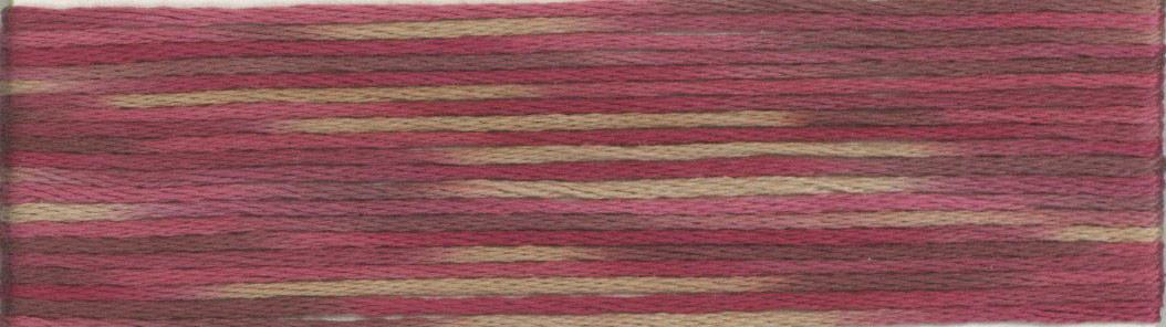 Seasons® 9010 embroidery floss color chart