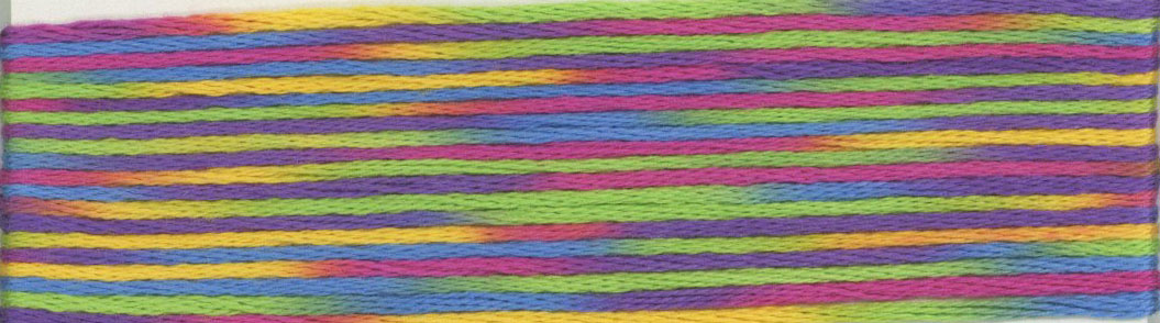Seasons® 9016 embroidery floss color chart