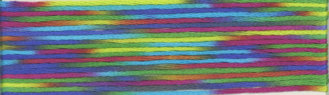 Seasons® 9017 embroidery floss color chart