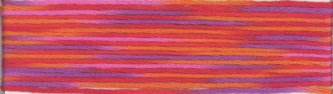 Seasons® 9018 embroidery floss color chart