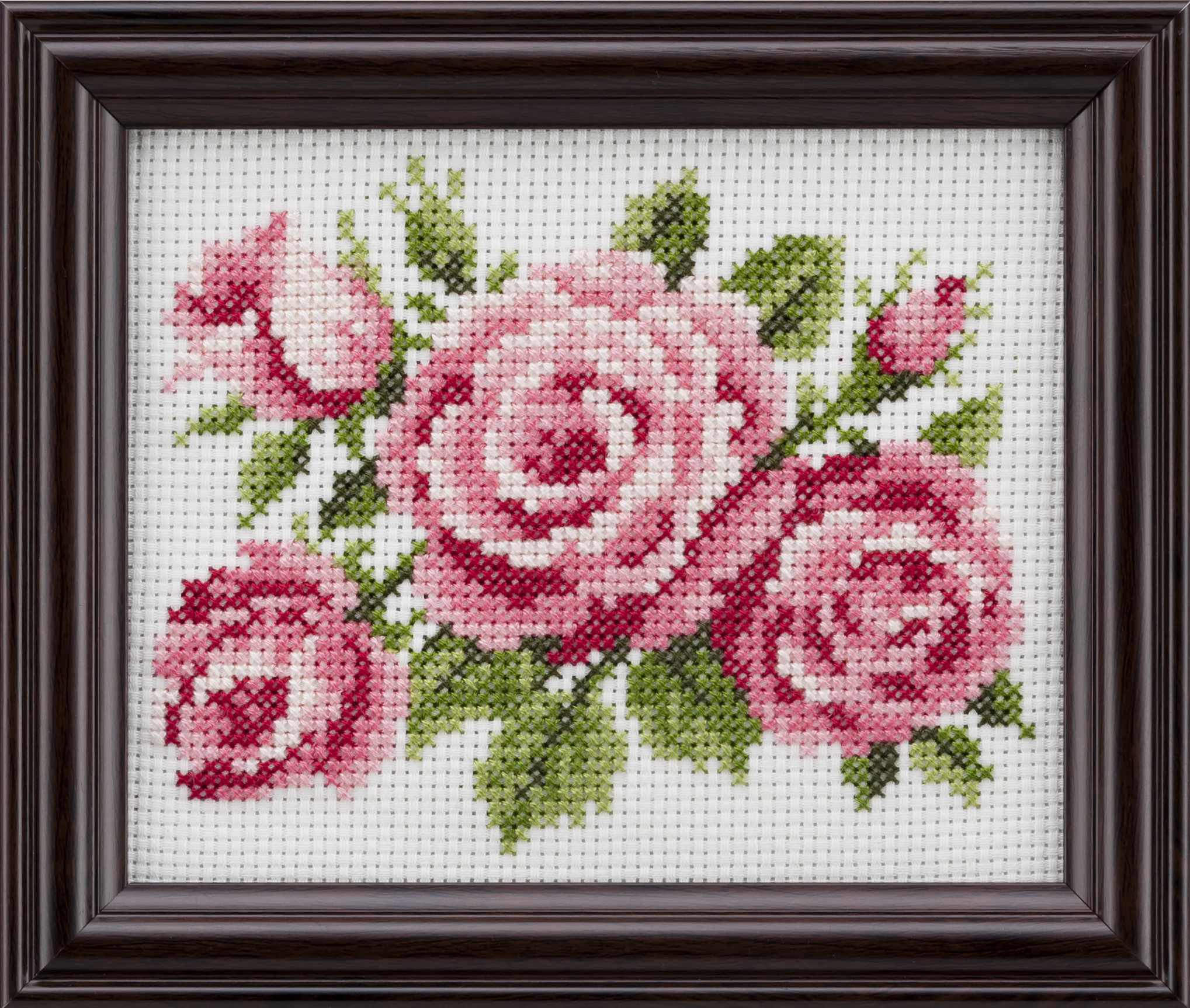 Seasonal flowers calendar embroidery kit