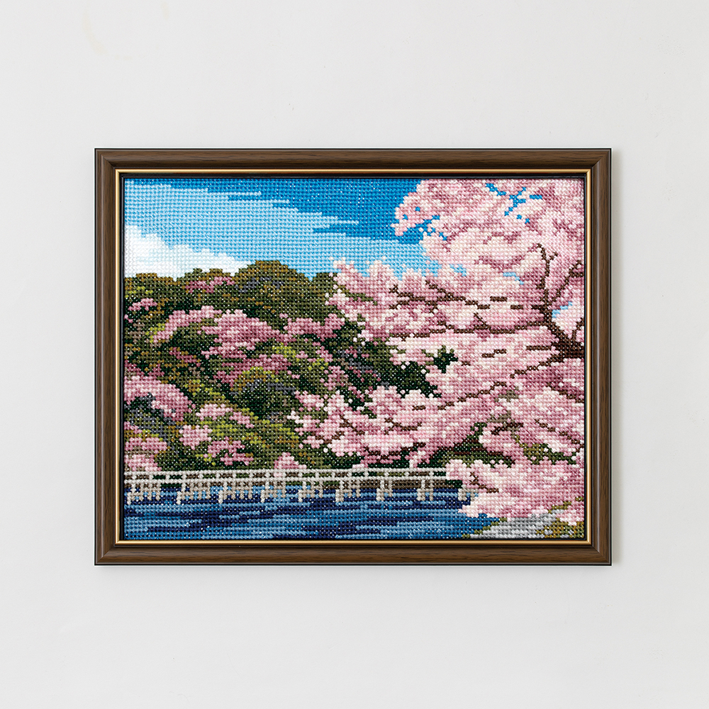 Seasons and scenery of Japan embroidery kit