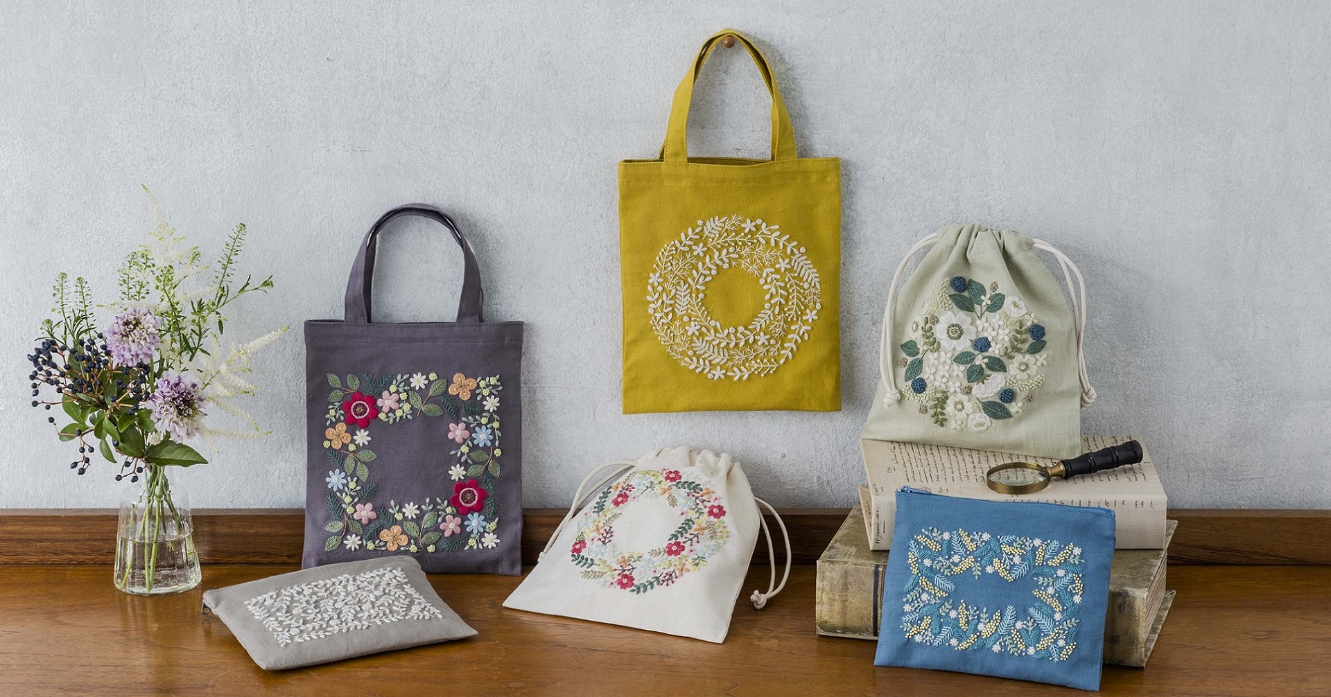 yula floral embroidery kit