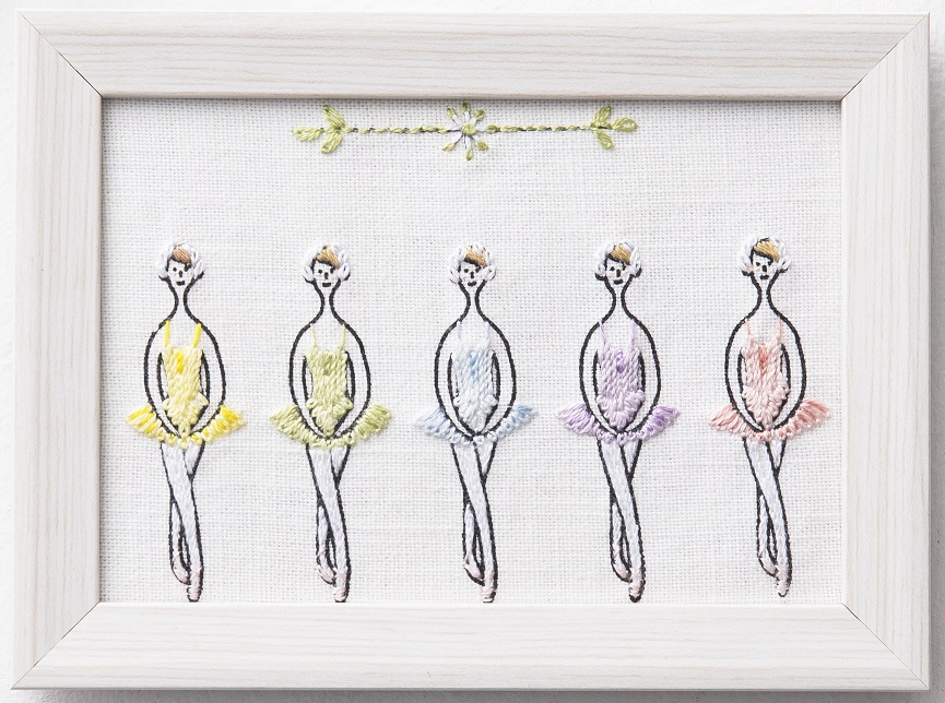 100 Ladies Embroidery® mini frame kit