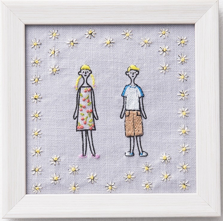 100 Ladies Embroidery® mini frame kit